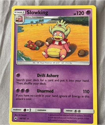 2017 Pokemon Burning Shadows #48 Slowking — front