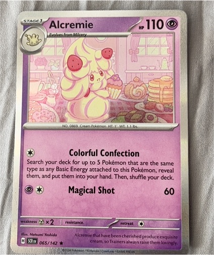 2024 Pokémon SV07: Stellar Crown #065 Alcremie — front