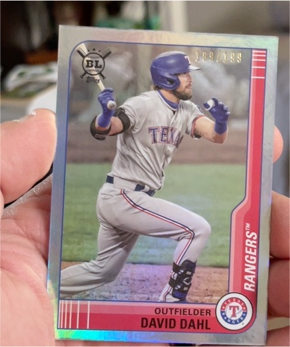2021 Topps Big League #56 David Dahl — front