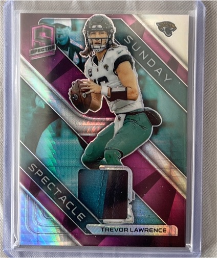 2023 Panini Spectra Sunday Spectacle Trevor Lawrence — front