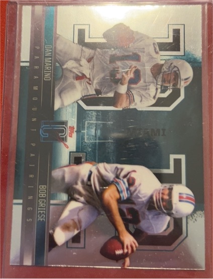 2024 Topps Signature Class Paramount Pairings #PP-11 Dan Marino / Bob Griese — front