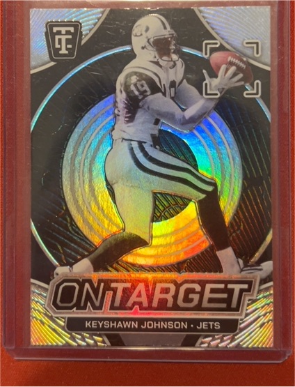2024 Panini Totally Certified On Target Keyshawn Johnson Jets — front