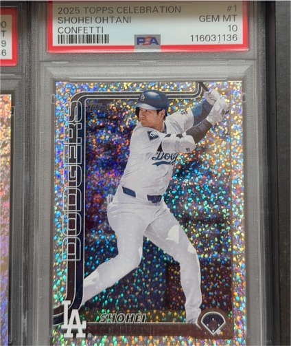 2025 Topps Celebration #1 Shohei Ohtani — front