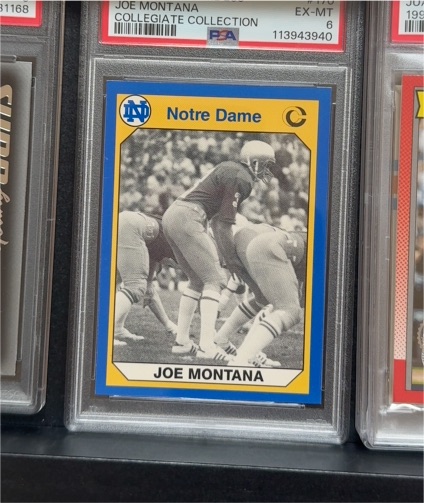 1990 Collegiate Collection #170 Joe Montana — front