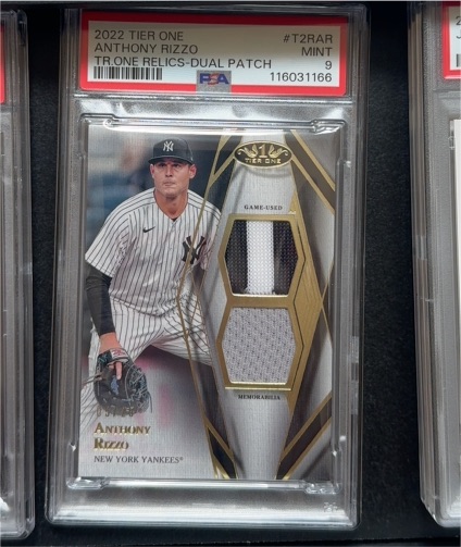 2022 Topps Tier One #T1R-AR Anthony Rizzo — front