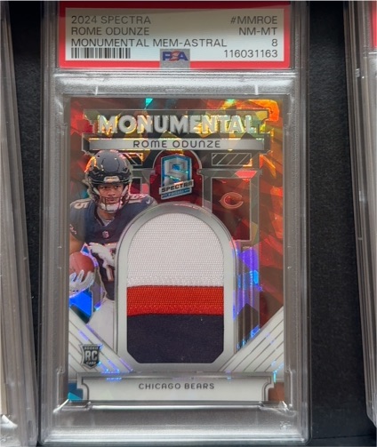 2024 Panini Spectra Monumental #MMROE Rome Odunze — front
