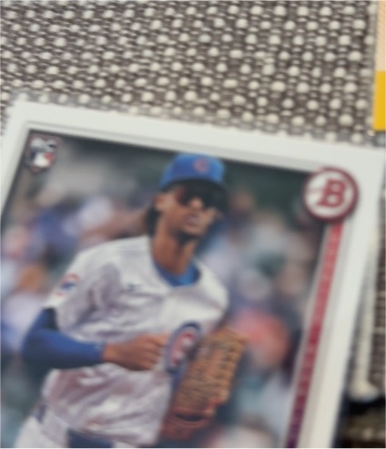 2020 Bowman #BP21 Yu Chang — front