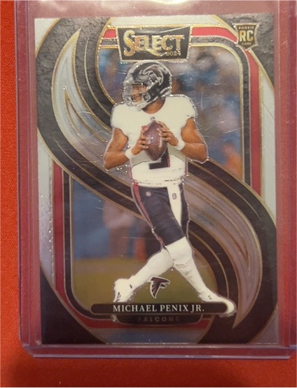 2024 Panini Select #110 Michael Penix Jr. Premier Level Rookie Card — front