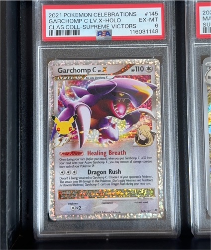 2021 Pokemon Celebrations #145 Garchomp C LV.X — front