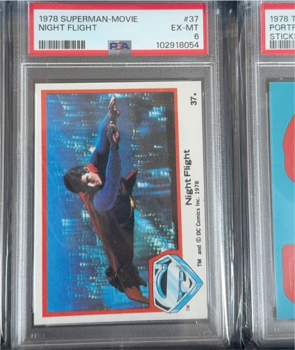 1978 Topps Superman-Movie #37 Night Flight — front