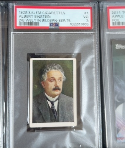1928 Salem Cigarettes #1 Albert Einstein — front