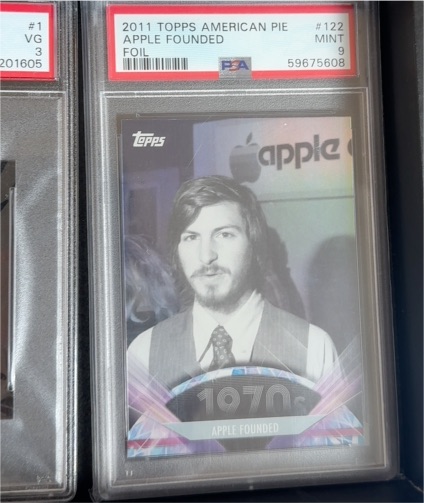 2011 Topps American Pie #122 Steve Jobs Apple Founded — front