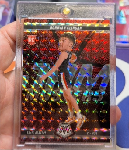 2024-25 Panini Mosaic #5 Donovan Clingan Jam Masters — front