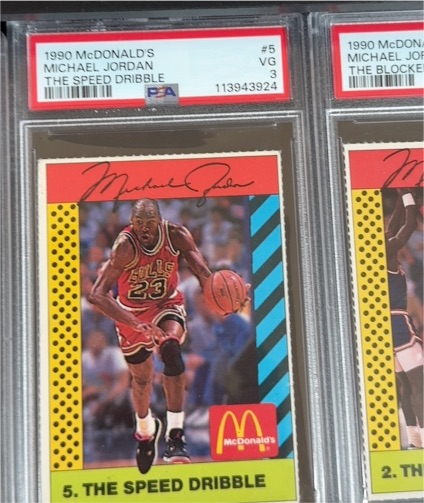 1990 McDonald's #5 Michael Jordan The Speed Dribble — front