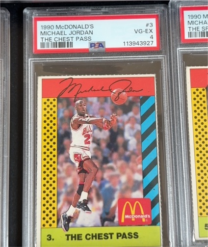 1990 McDonald's #3 Michael Jordan The Chest Pass — front