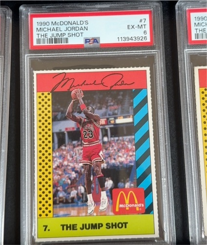 1990 McDonald's #7 Michael Jordan The Jump Shot — front
