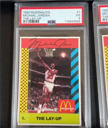 1990 McDonald's #1 Michael Jordan The Lay-Up — front