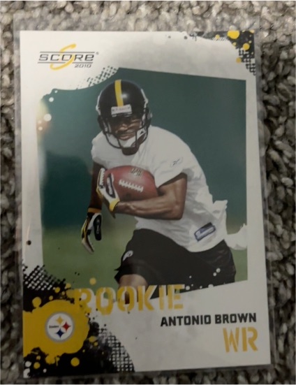2010 Score #307 Antonio Brown — front