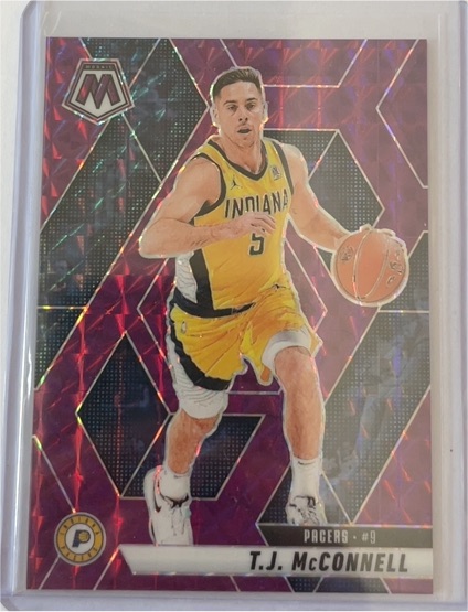 2024-25 Panini Mosaic #129 T.J. McConnell — front