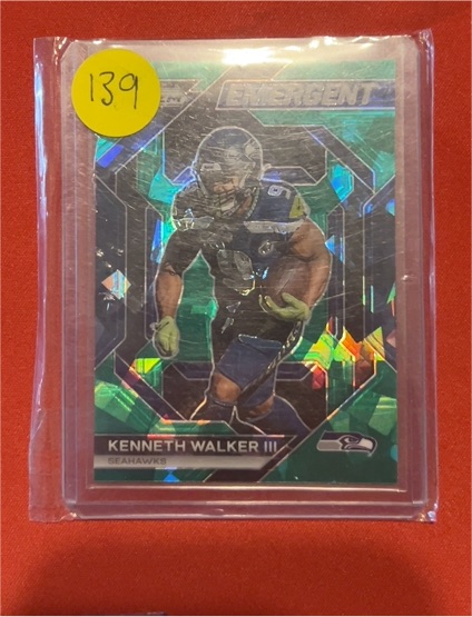 2023 Panini Prizm #H-14 Kenneth Walker III Emergent Seattle Seahawks — front