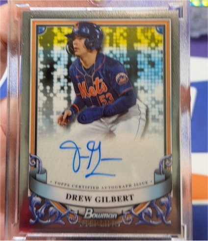 2024 Bowman Sterling #PA-DG Drew Gilbert — front