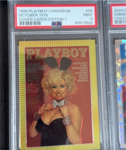 1995 Playboy Chromium #56 Dolly Parton October 1978 — front