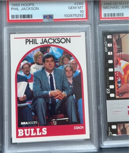 1989 Hoops #266 Phil Jackson — front