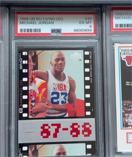 1998 Upper Deck MJ Living Legend #25 Michael Jordan — front