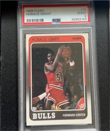 1988 Fleer #16 Horace Grant — front