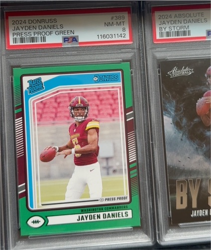 2024 Donruss #389 Jayden Daniels — front
