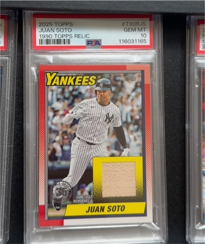 2025 Topps Series 1 #T90R-JS Juan Soto 1990 Topps Relic — front