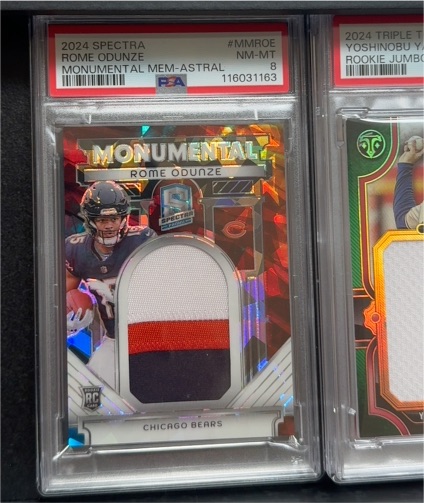 2024 Panini Spectra Monumental Memorabilia #MMROE Rome Odunze — front