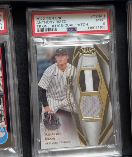2022 Topps Tier One #T1R-AR Anthony Rizzo — front