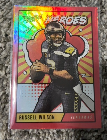 2021 Panini Prestige Heroes #HE-1 Russell Wilson — front