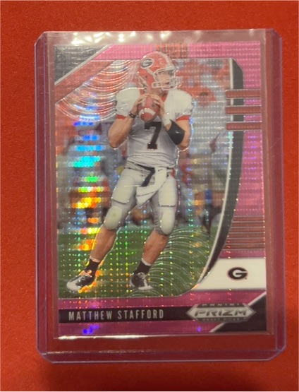 2020 Panini Prizm Draft Picks #72 Matthew Stafford — front