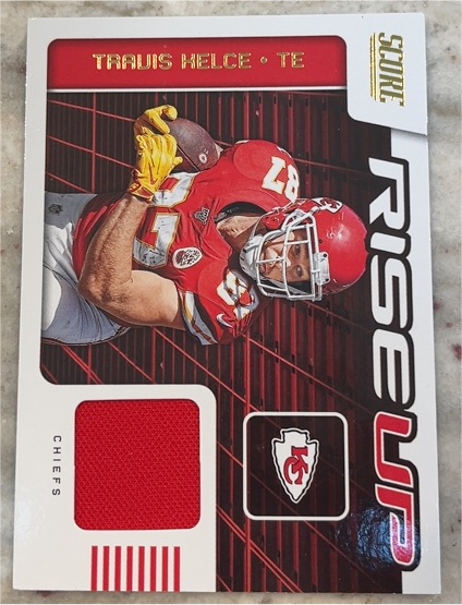 2020 Panini Score Rise Up #RU-TK Travis Kelce — front