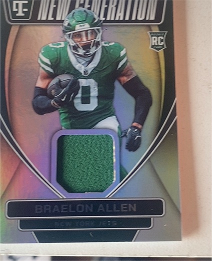 2024 Panini Totally Certified New Generation Patch #NGJ-BAN Braelon Allen — front