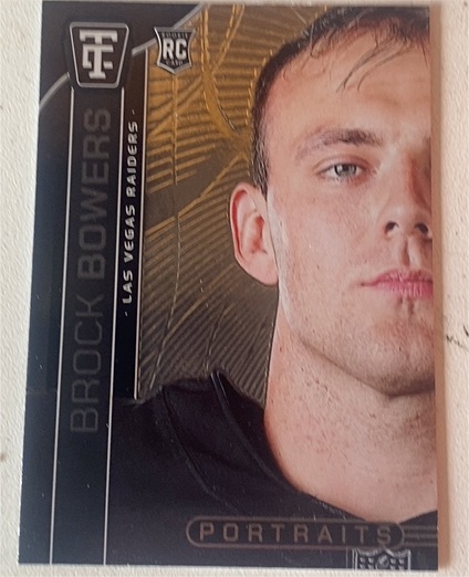 2024 Panini Totally Certified #8 Brock Bowers Portraits — front