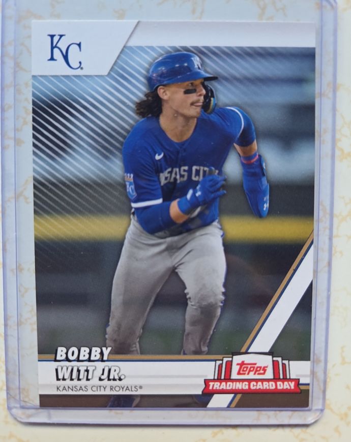 2024 Topps International Trading Card Day #NTCD-B13 Bobby Witt Jr. — front