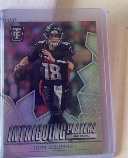 2024 Panini Totally Certified Football #8 Kirk Cousins Intriguing Players — front