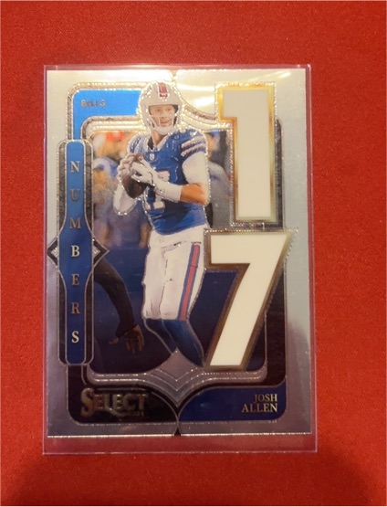 2024 Panini Select #10 Josh Allen Select Numbers — front