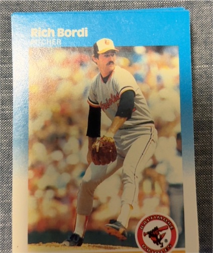 1987 Fleer #465 Rich Bordi — front