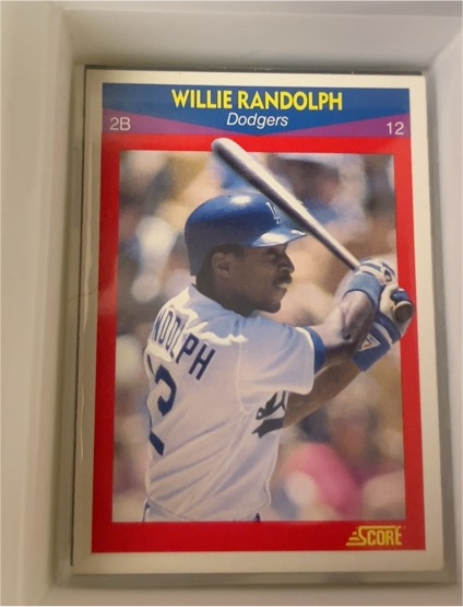 1990 Score #12 Willie Randolph — front
