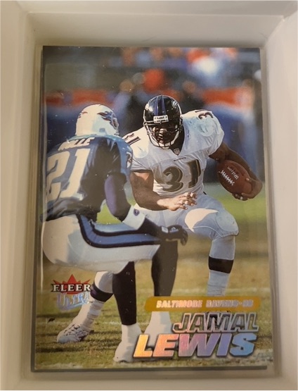 2001 Fleer Ultra #65 Jamal Lewis — front