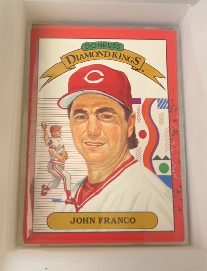 1990 Donruss Diamond Kings #14 John Franco — front