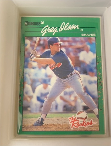 1990 Donruss #46 Greg Olson — front