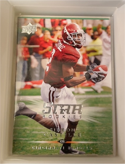 2008 Upper Deck #295 Star Rookie Simeon Castille RC — front