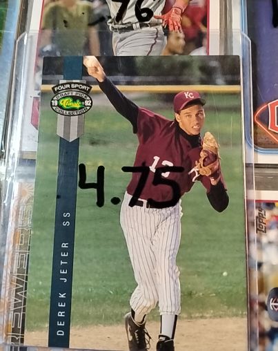 1992 Classic Four Sport #231 Derek Jeter — front