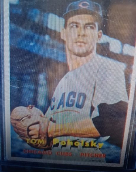 1957 Topps #235 Tom Poholsky — front