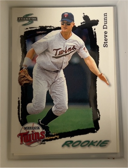 1995 Score #595 Steve Dunn — front